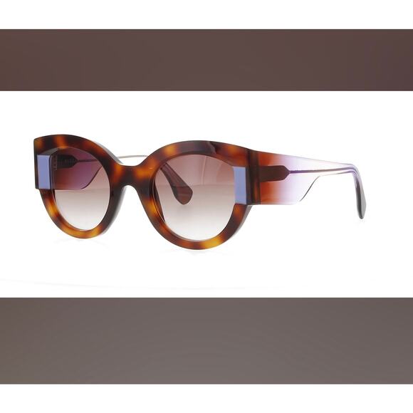 New Face A face Kakemo 1 Havana brown sunglasses hand made Italy main image 8
